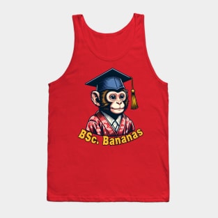 Graduation monkey Tank Top